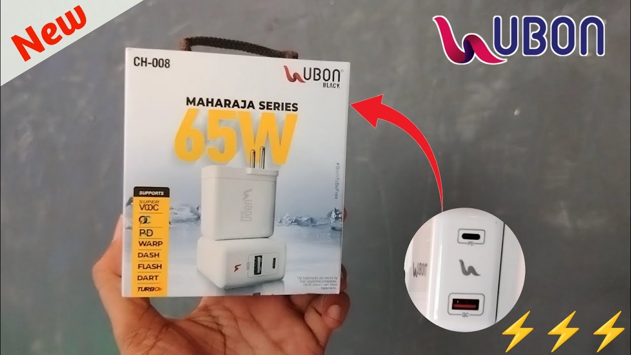 Ubon CH-008 65W Fast Charger Maharaja Series?