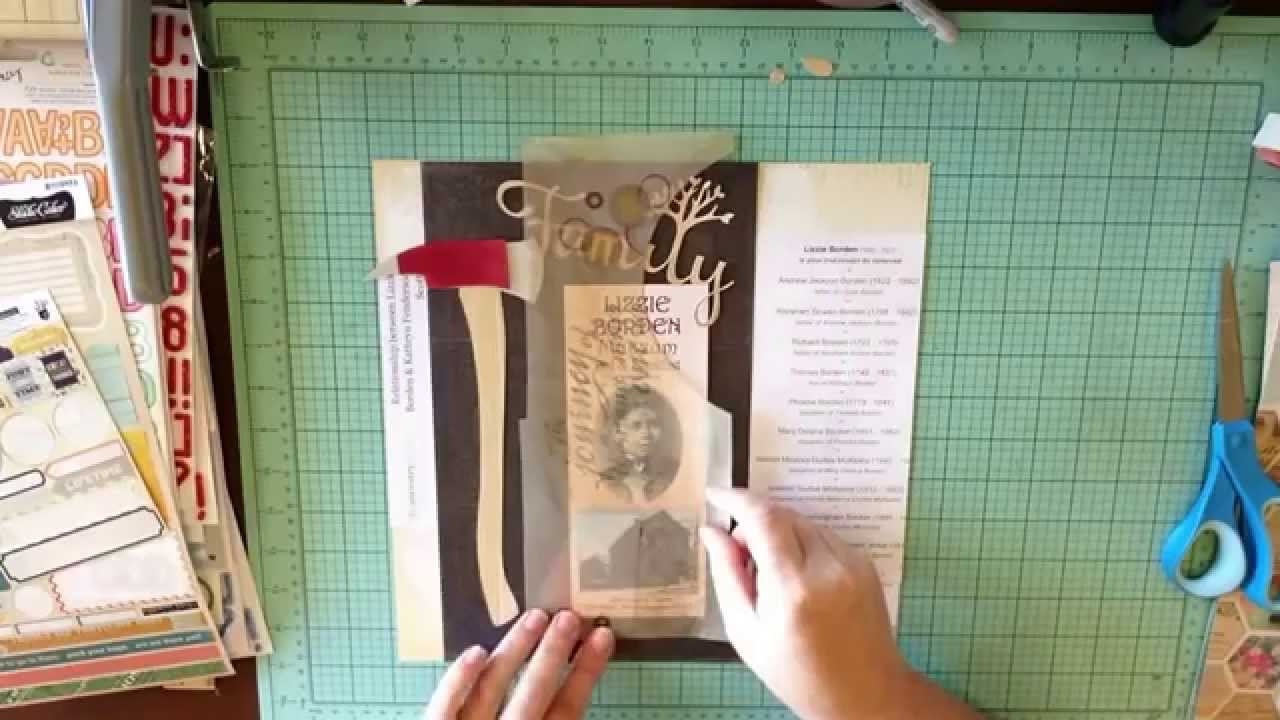 Scrapbooking Family History: Lizzie Borden Family Tree