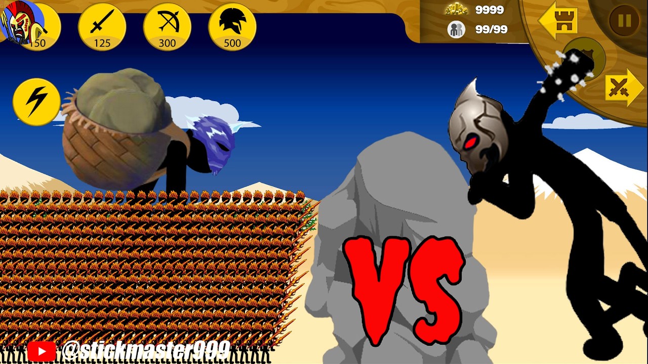 The Big Miner Control Army Lava Sword Super Power VS Final Boss | STICK WAR LEGACY | STICK MASTER