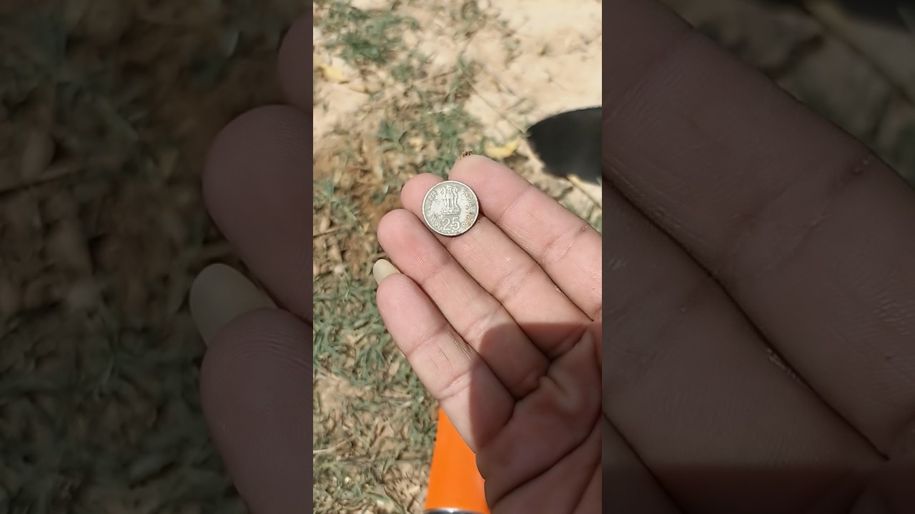 we found coin using metal detector #metaldetecting #findgold #coin #shortsfeed #hunting #gold #hunt