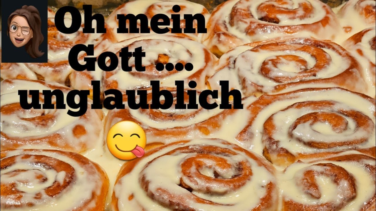 Zimtschnecken mit Vanille-Frosting - Achtung !!! Sucht Gefahr !!! Cinnamon rolls