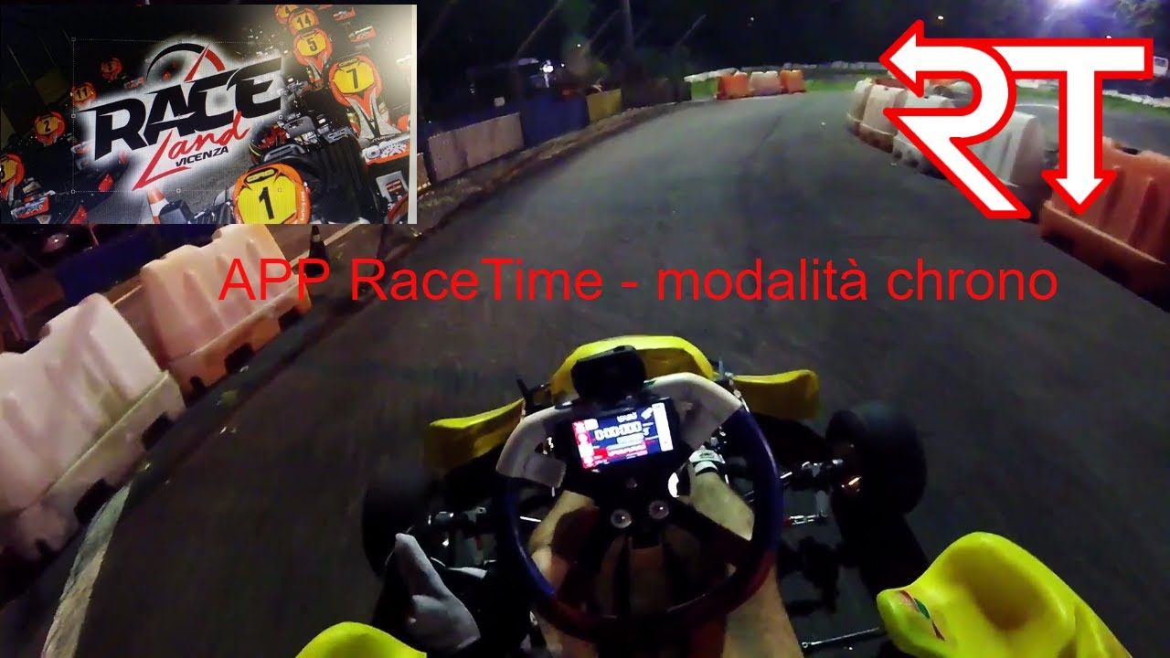 RACELAND - test Racetime app (modalità crono GPS)