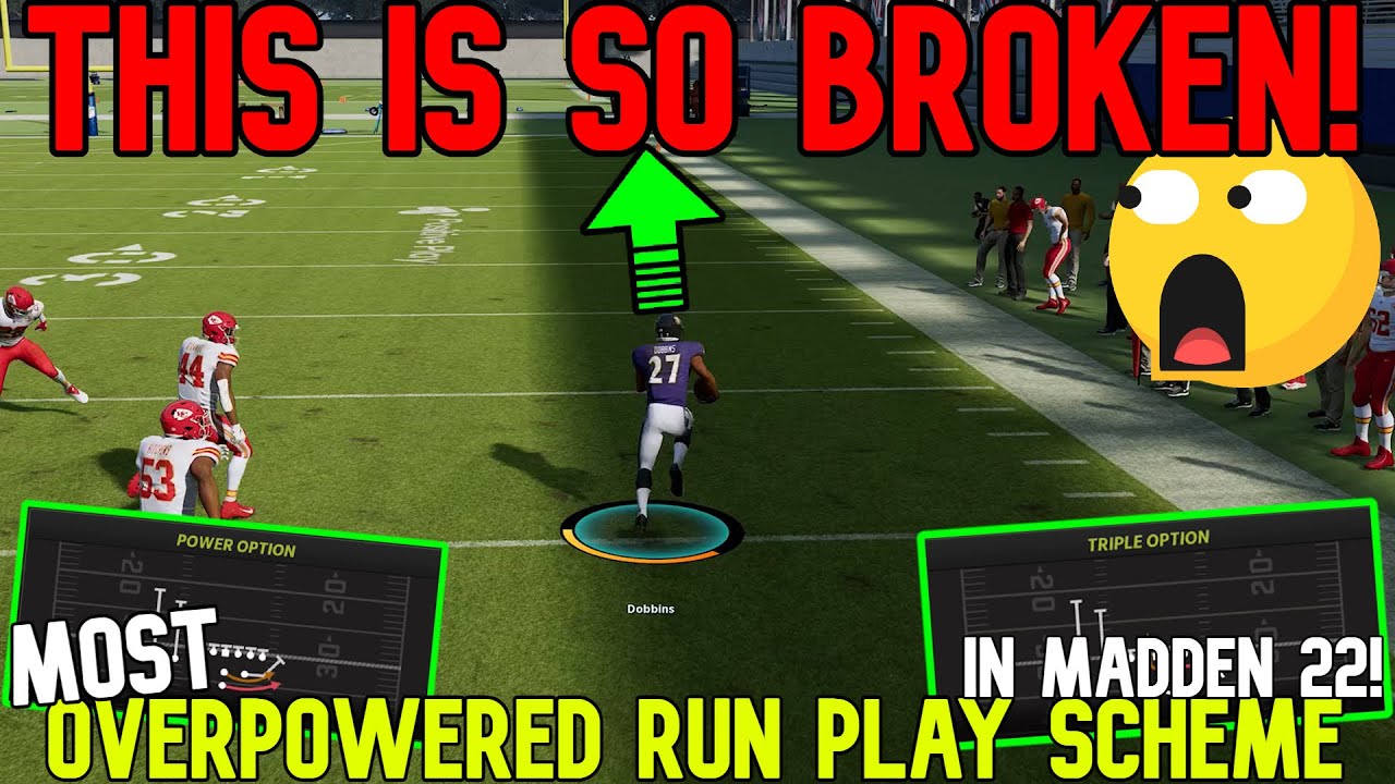💪CHEAT CODE RUN PLAYS! Hardest Rushing Offense to Stop in Madden NFL 22! Best Plays Tips and Tricks