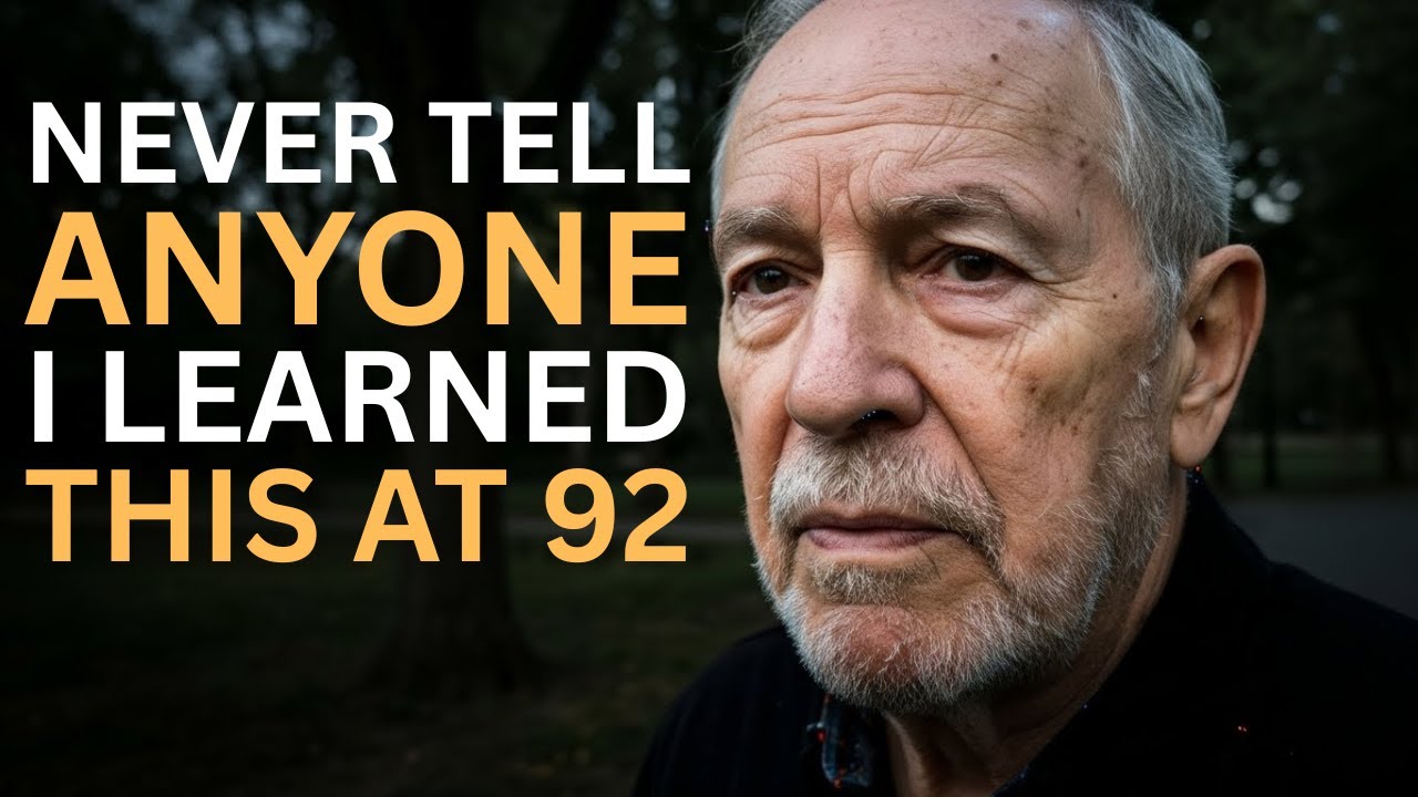 I’m 92… 6 Things You Should Never Tell Anyone