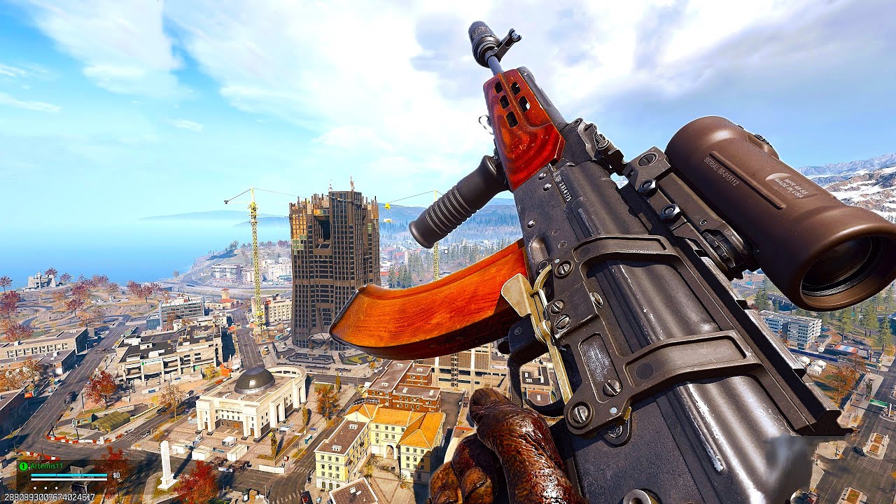 Геймплей Call of Duty: Warzone Black Ops 7 (AK-74)! (Без комментариев)