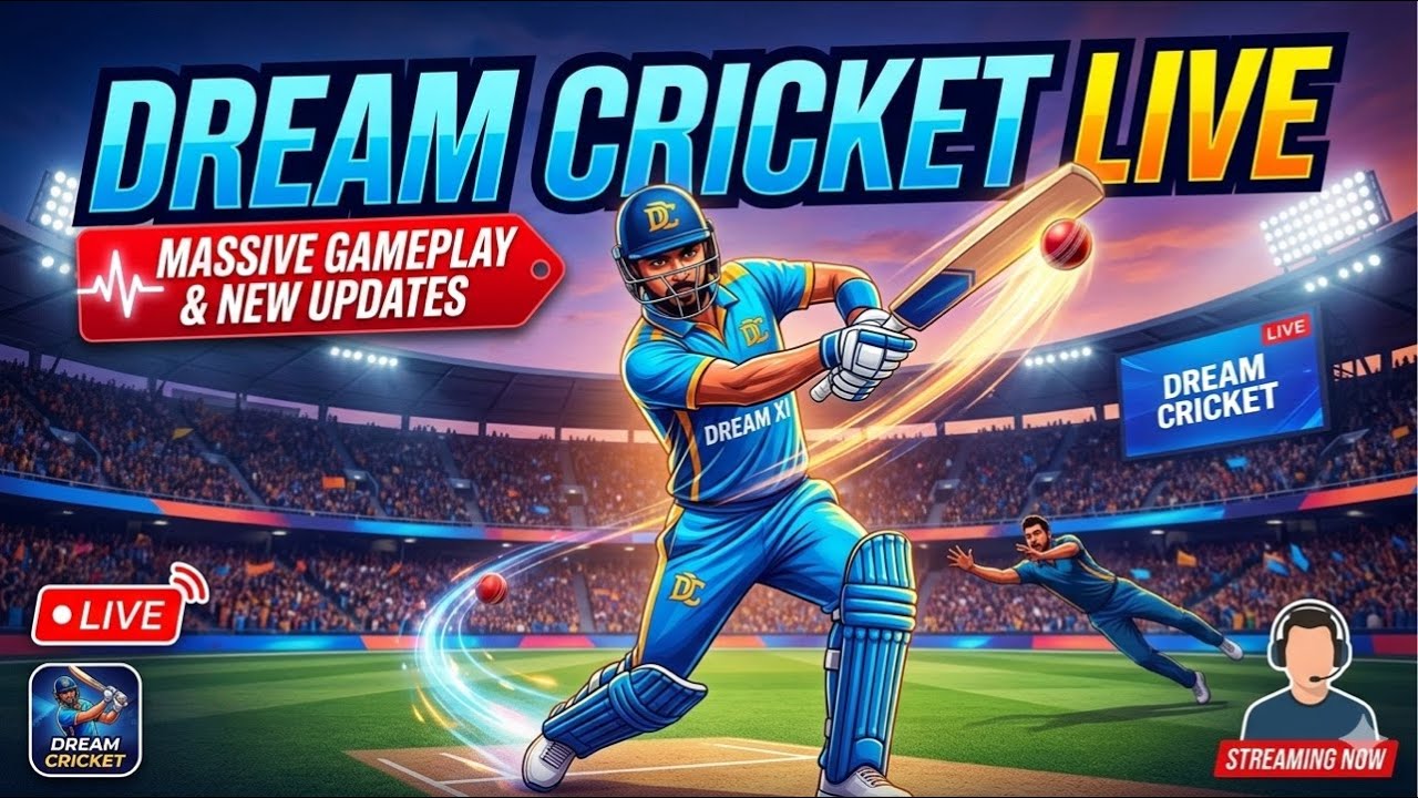 DREAM CRICKET GAMEPLAY LIVE STREAM WATCH ONLY ON ANSARI SPORTS