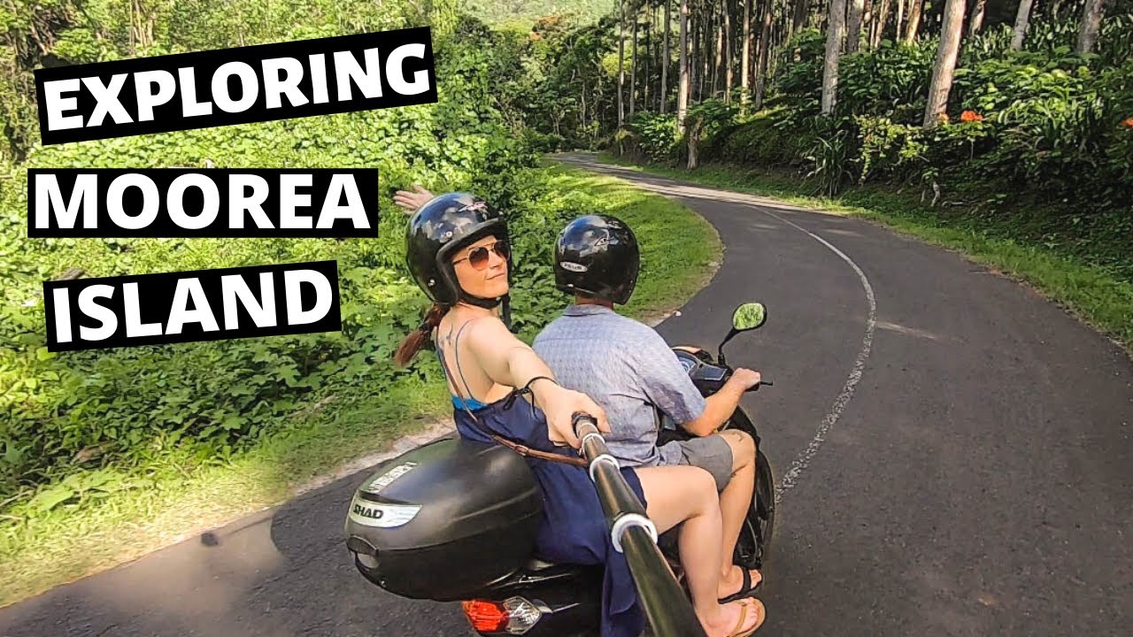 Exploring MOOREA Island by BOAT & SCOOTER // French Polynesia Vlog Day 3