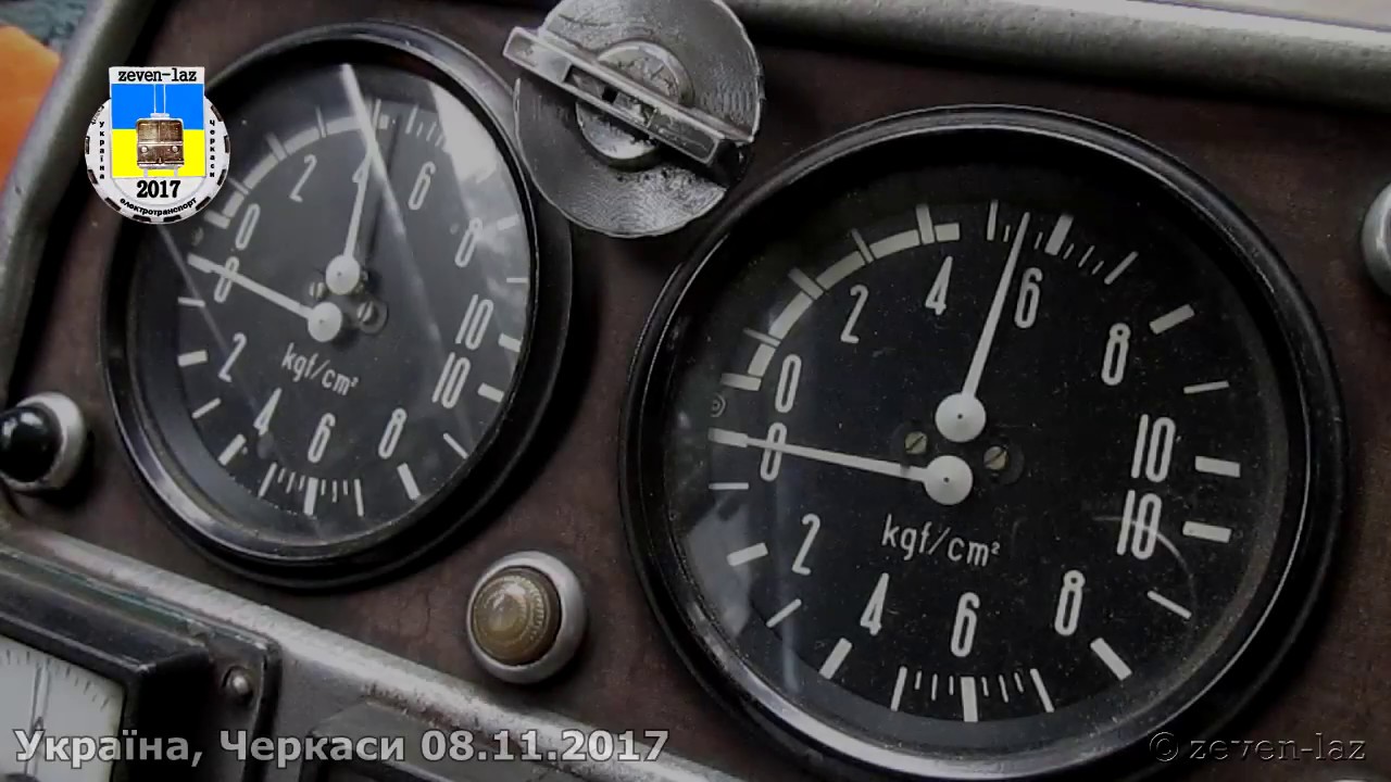 Черкаський тролейбус- Головка компресора, заміна балону, ЗиУ-682В [В00] №299 08.11.2017