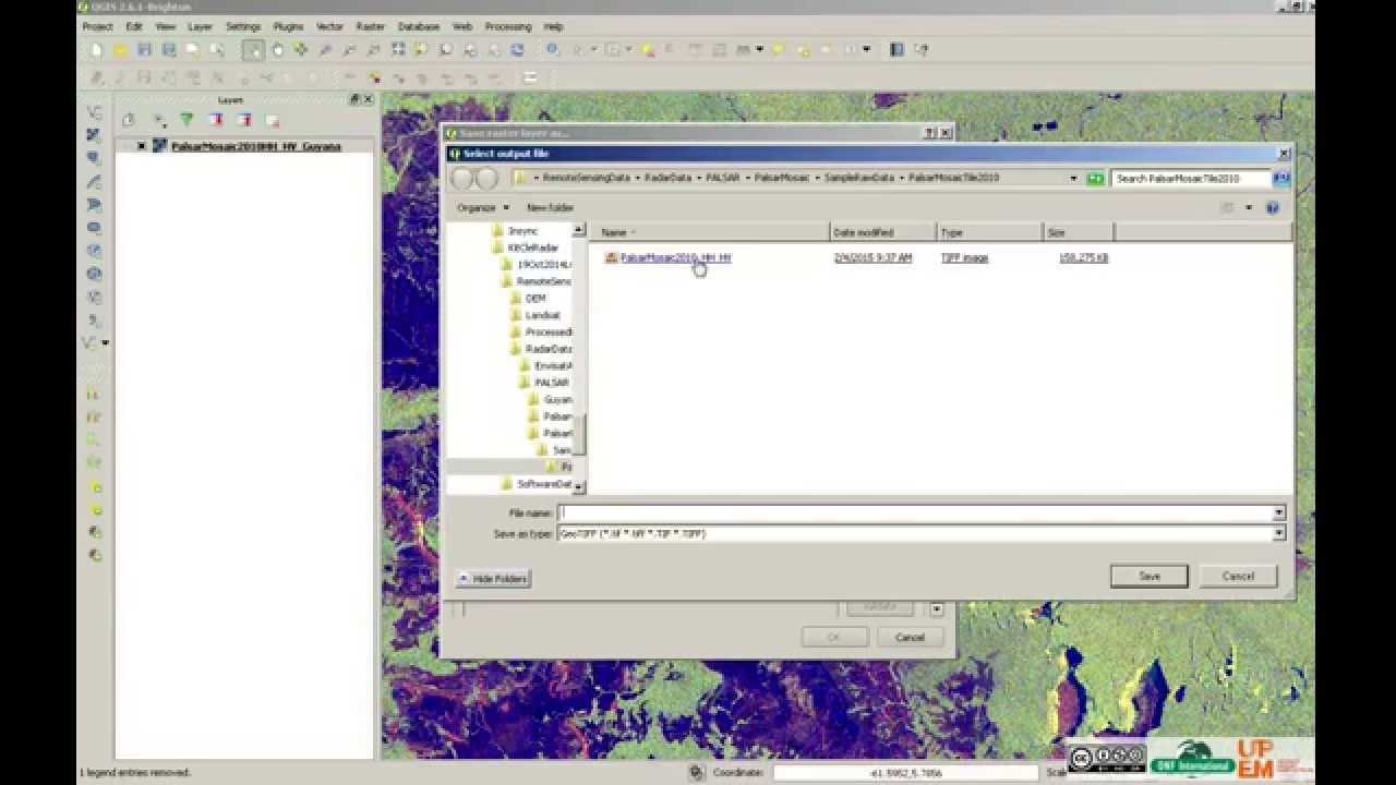Tutorial - Qgis easily export raster in Geotif