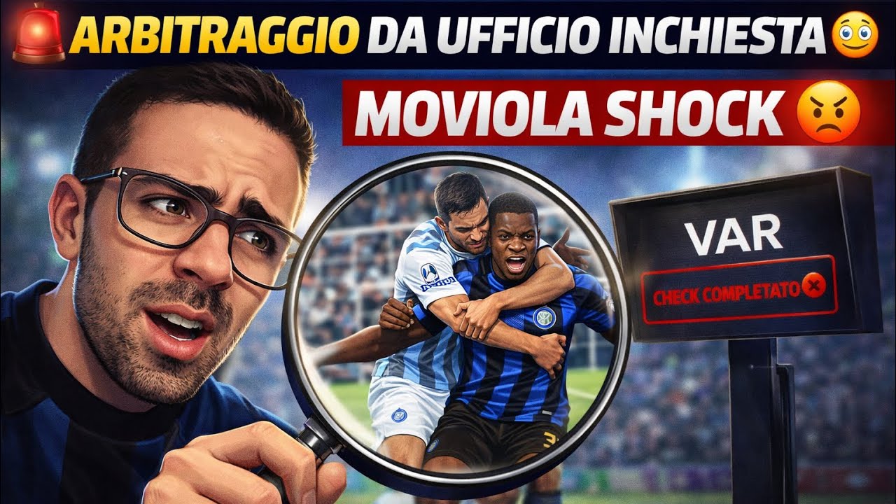 🚨MOVIOLA SHOCK COMO-INTER😳 RIGORE PER L'INTER NON DATO E FUORIGIOCO FISCHIATI SUBITO SOLO ALL'INTER😱