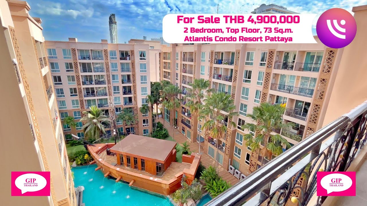 Atlantis Condo Resort Pattaya, Jomtien, Thailand, THB 4,200,000, 2 Bedroom PRICE REDUCED
