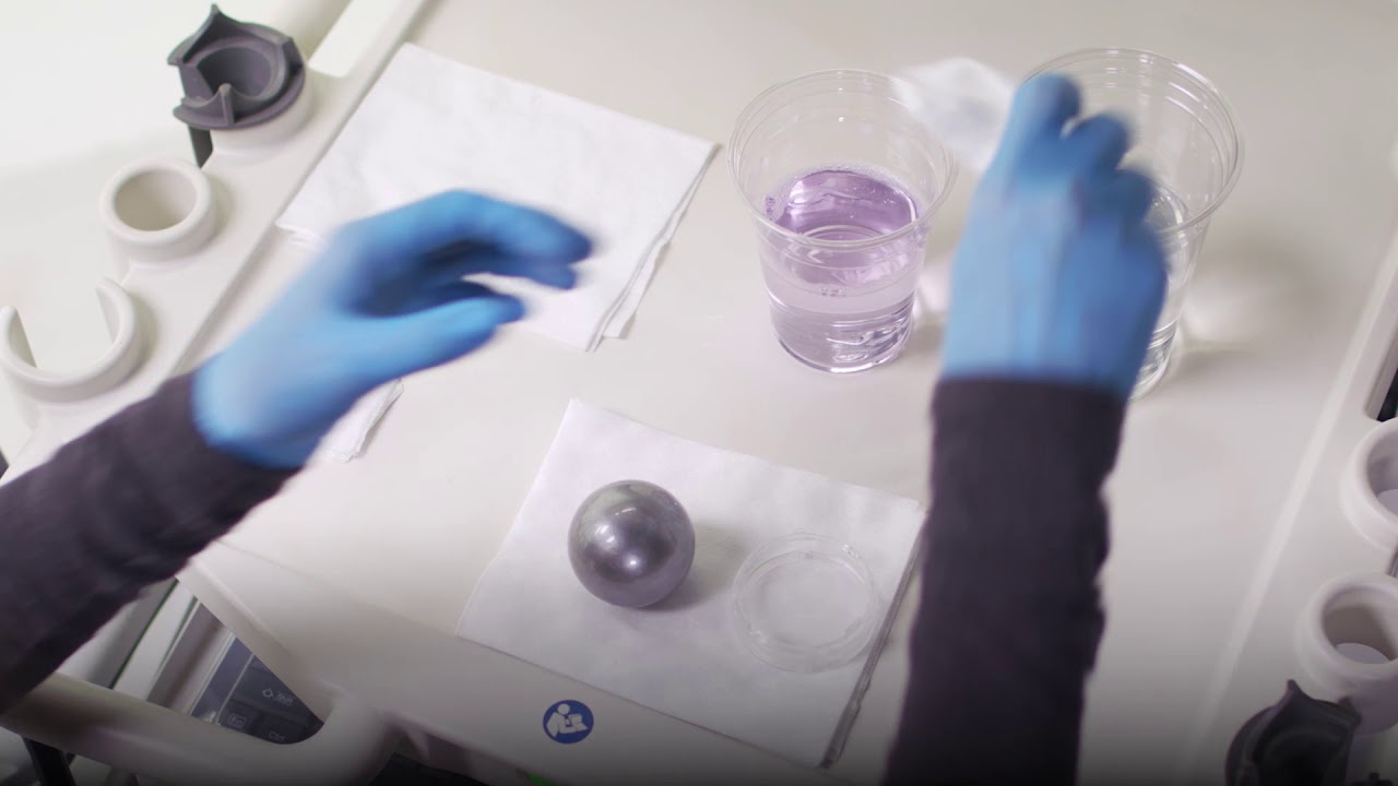 ARIETTA  850: How to Clean Trackball