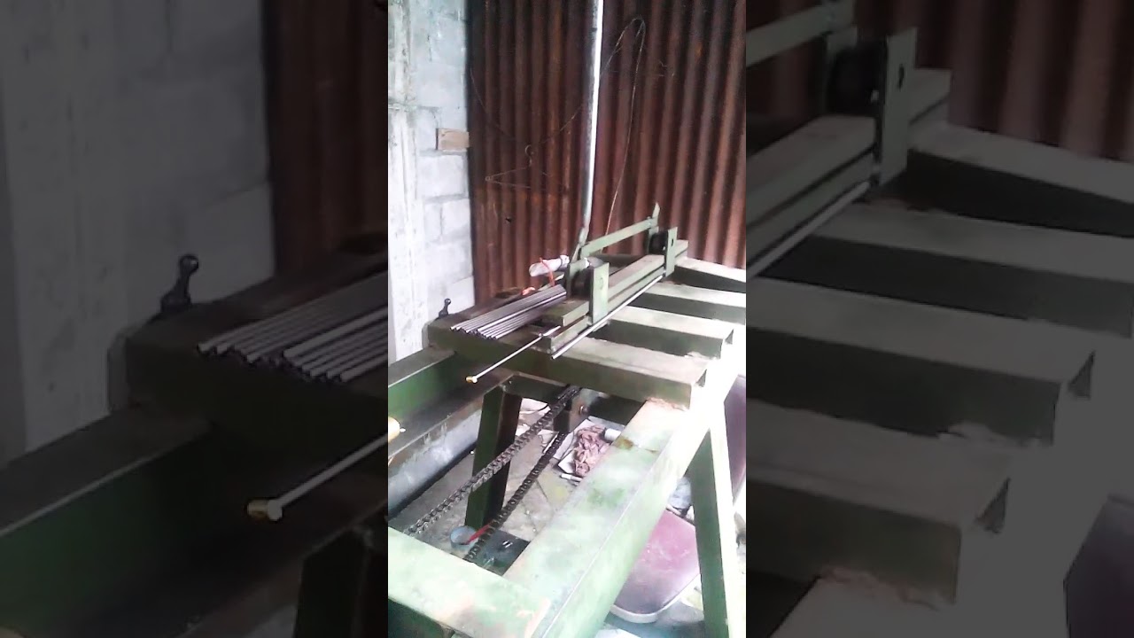 KSC alur laras baja dengan mesin tarik rakitan sendiri