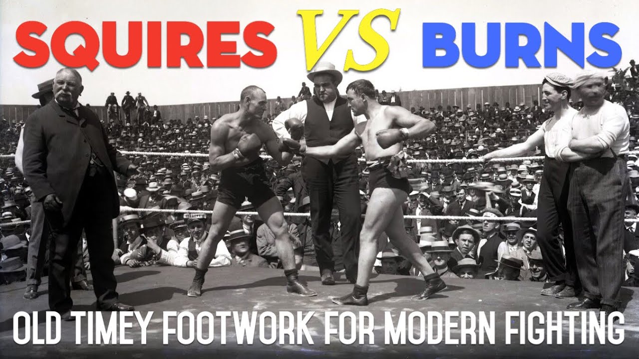 Tommy Burns vs Bill Squires: Old timey boxing footwork for modern MMA
