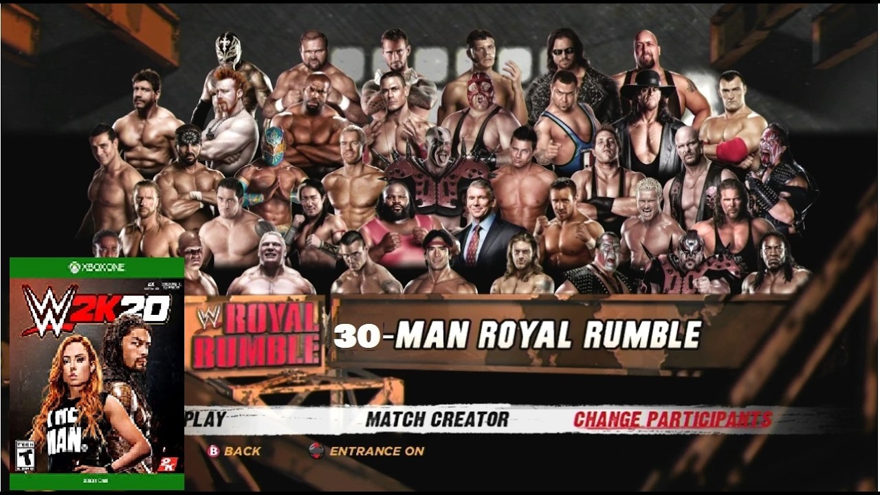 WWE 2K20 | 30-man Royal Rumble | 184