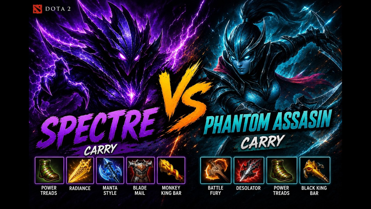 SPECTRE VS PA CARRY GAMEPLAY | DOTA 2 LEGEND BRACKET