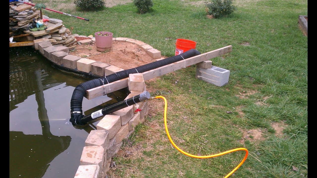 DIY Air Lift Koi Pond Vacuum (Part 2/3)