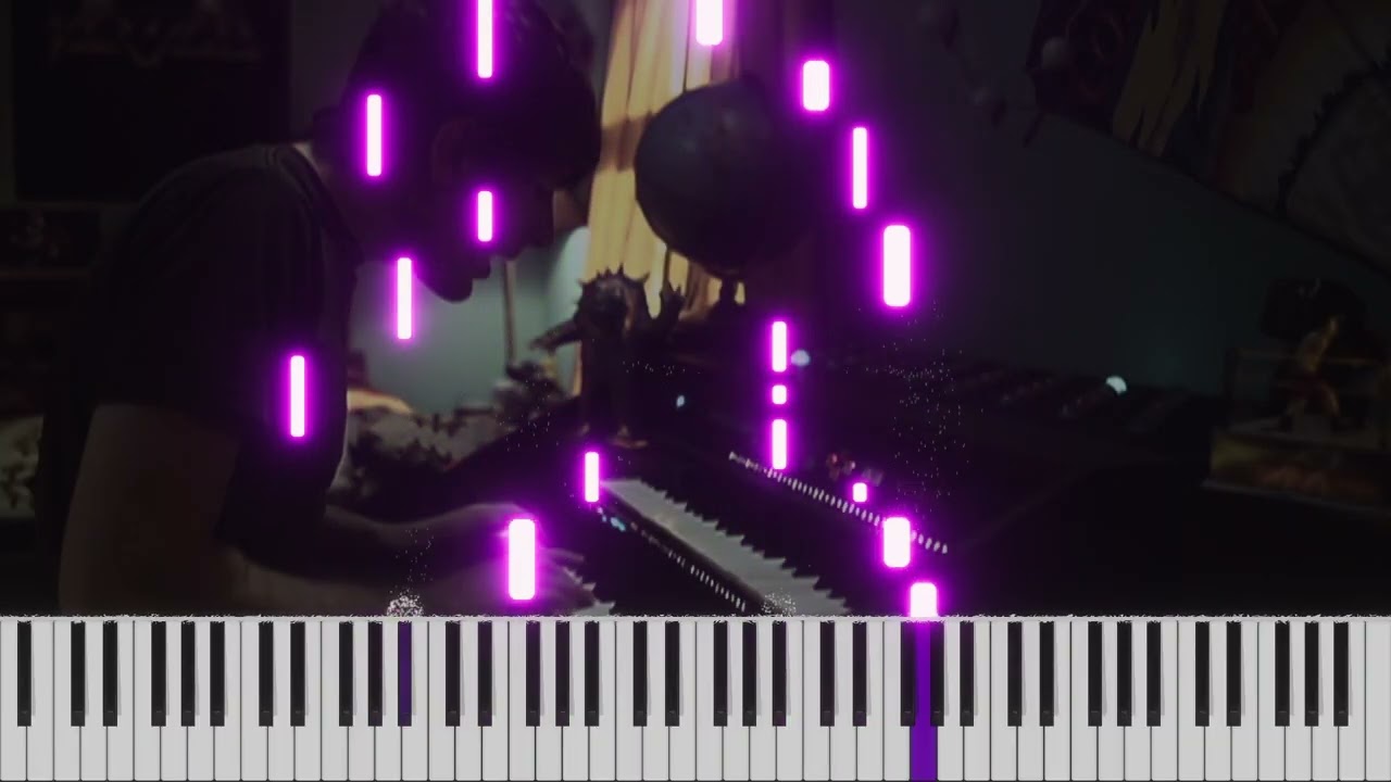 Owl City - Fireflies (piano cover with sheets)