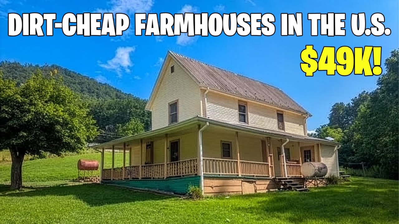 5 DIRT-CHEAP OHIO FARMHOUSES with Land | Real Homes Starting at $49K!