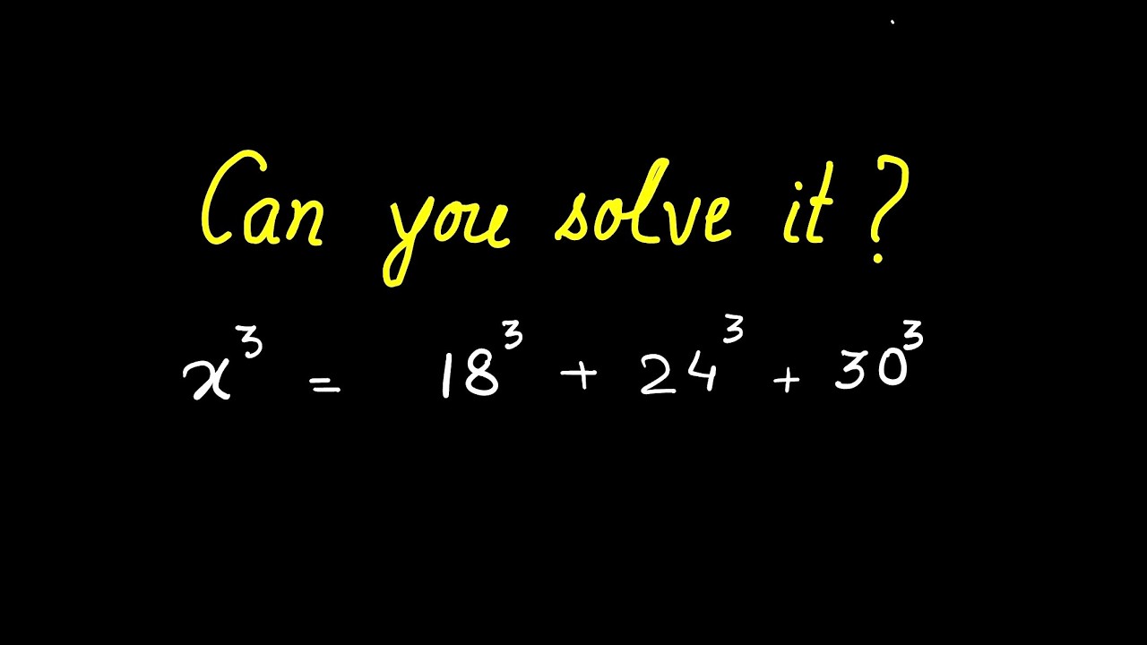The Harvard test question can you solve