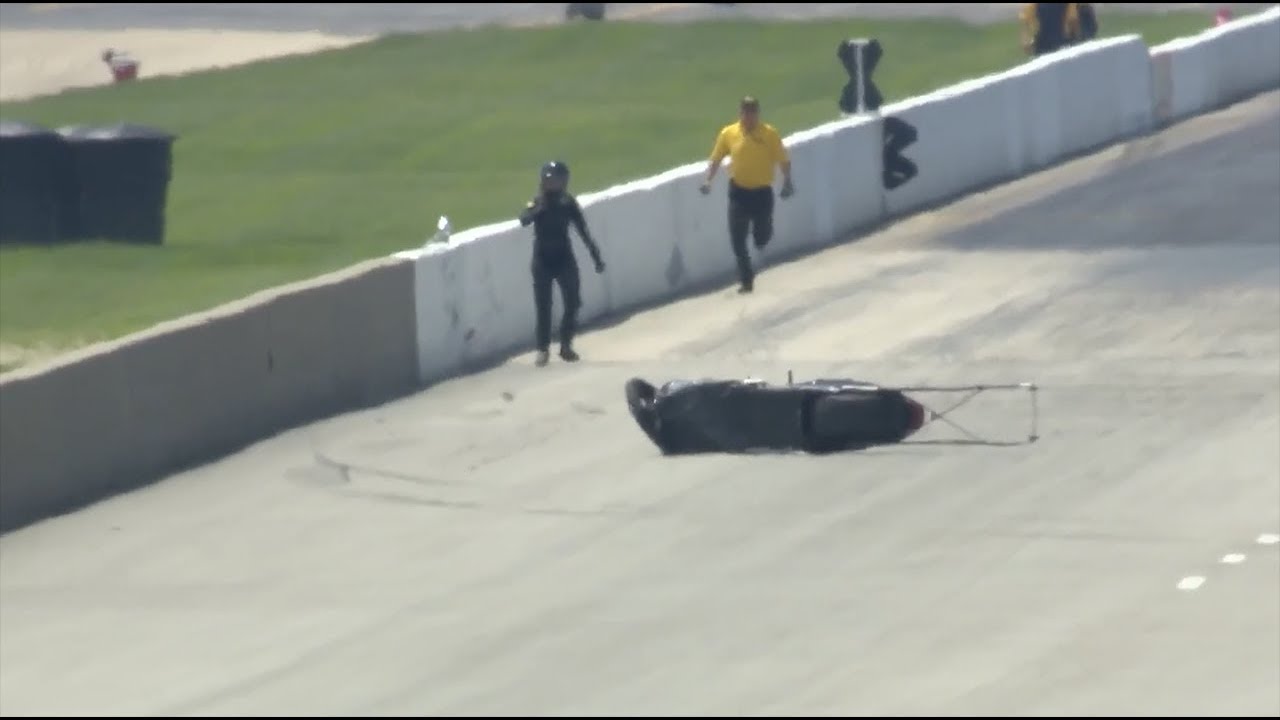 Jianna Salinas walks away from a scary crash