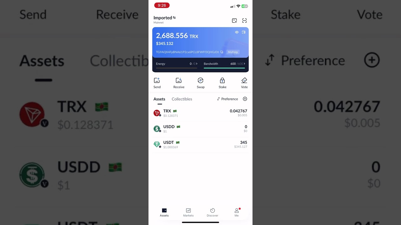 Tronlink pro $345 usdt free withdraw / free usdt / signature wallet withdraw usdt