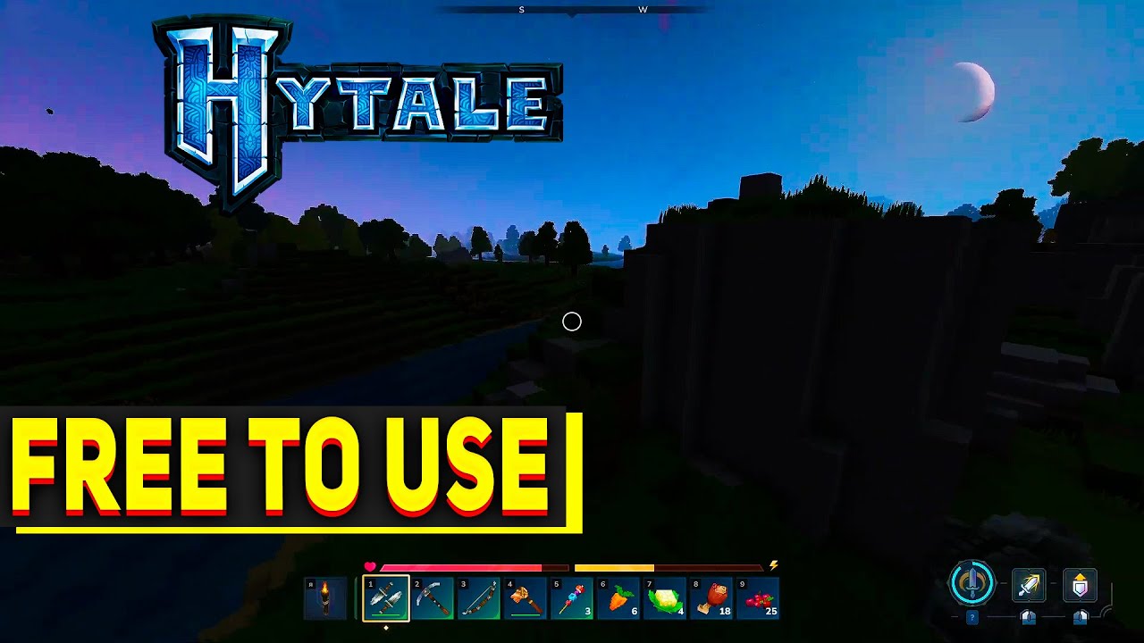 HYTALE - No copyright gameplay | Free to use gameplay