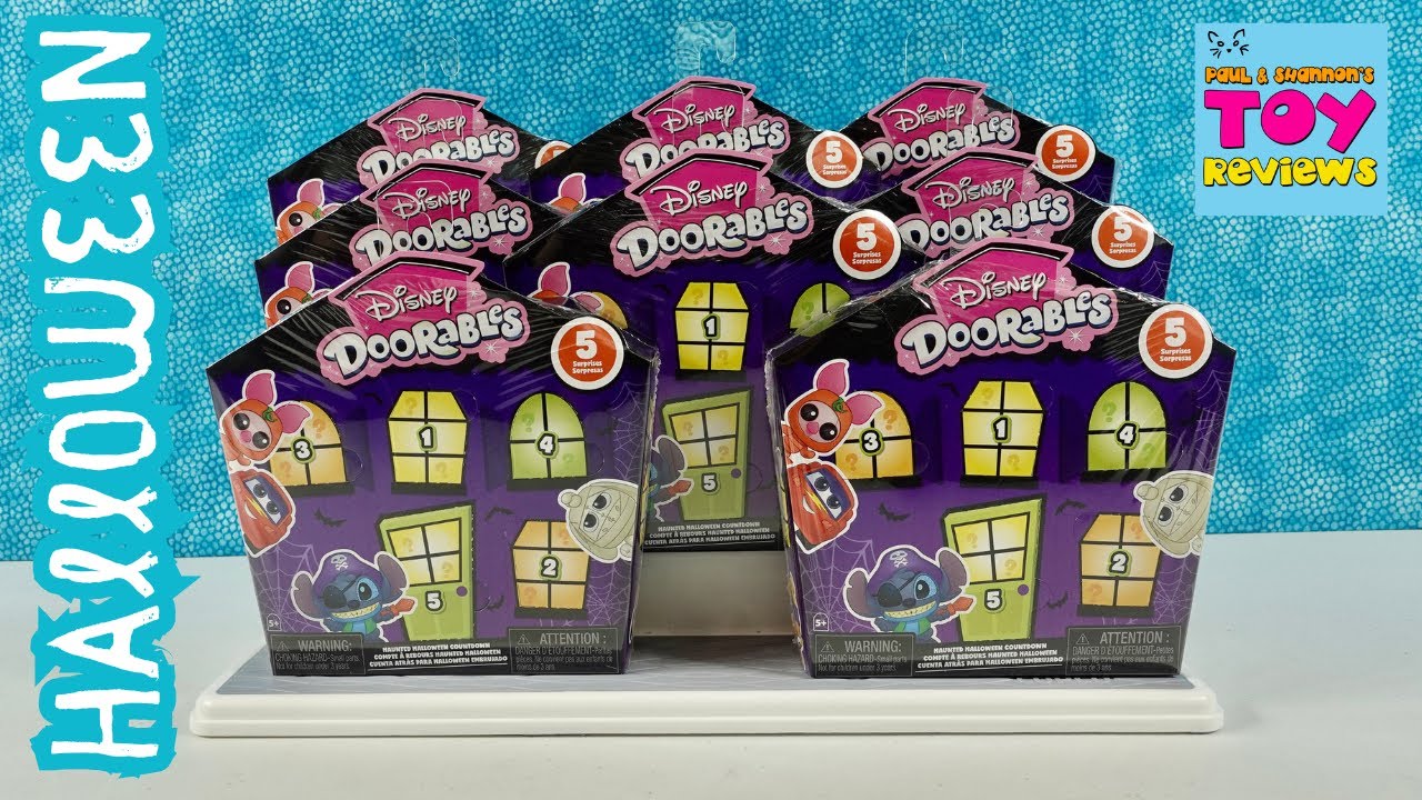 Disney Doorables Haunted Halloween Countdown Blind Box Collector Figure Unboxing