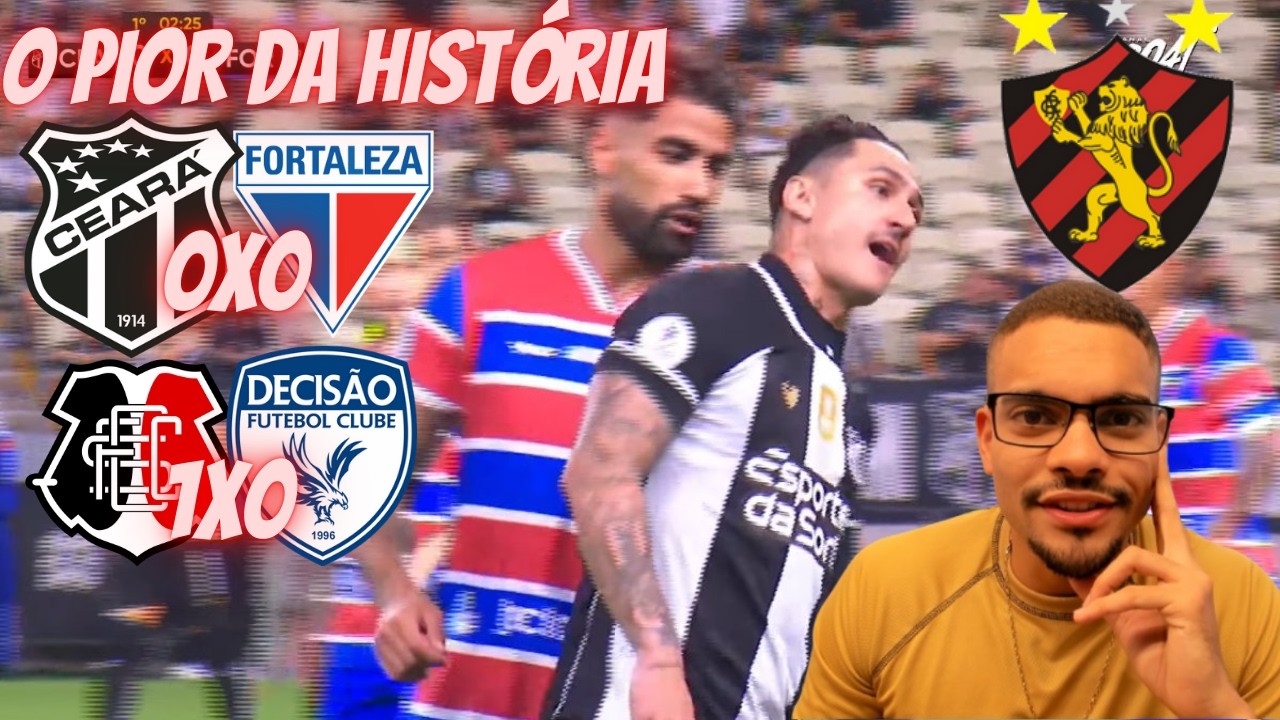 😱O PIOR CLÁSSICO DA HISTÓRIA - CEARÁ 0X0 FORTALEZA ! NÁUTICO X SANTA C PERNAMBUCANO ! SPORT