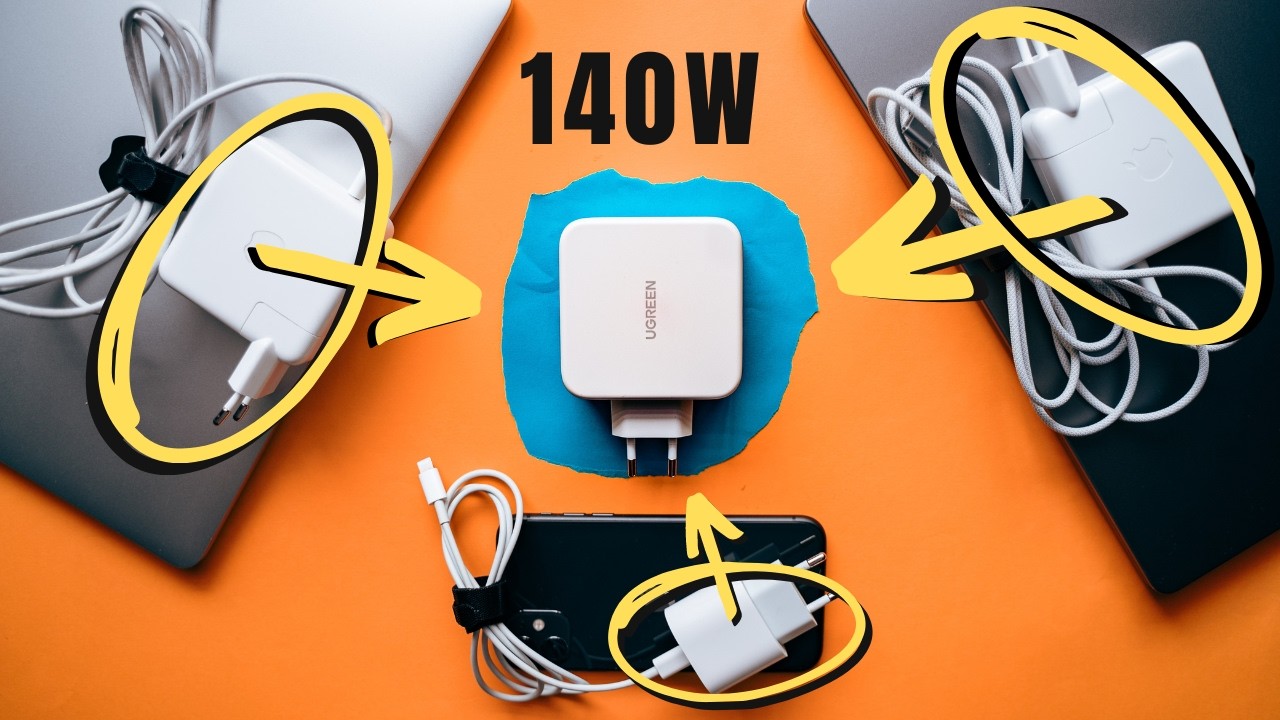 Najlepsza ładowarka do laptopa i telefonu? UGREEN Nexode 140W 🔌