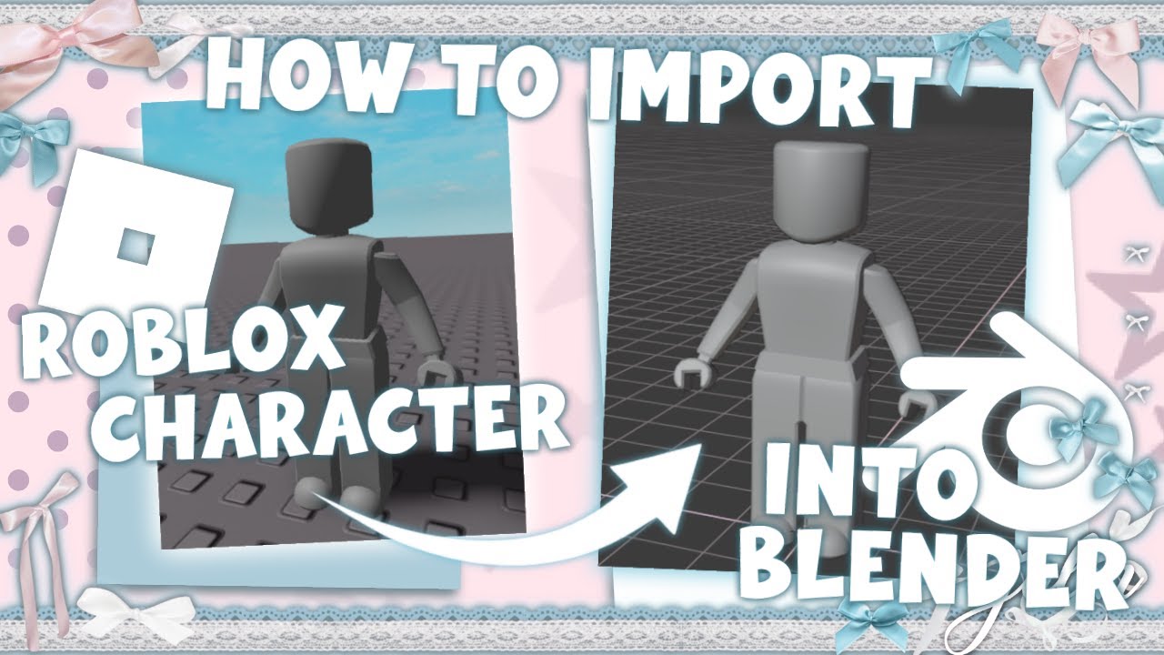 Как импортировать персонажа ROBLOX в BLENDER для ROBLOX UGC [закадровый голос]