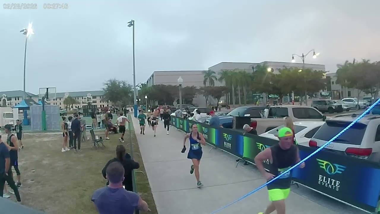 2026 Fort Myers Half Marathon & 5k Finish Video