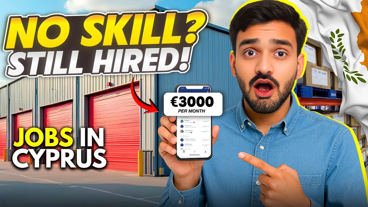 Work in Cyprus 2025 🇨🇾 | From €800 to €3000 Monthly – Real Jobs, Real Life for Pakistanis & Indians