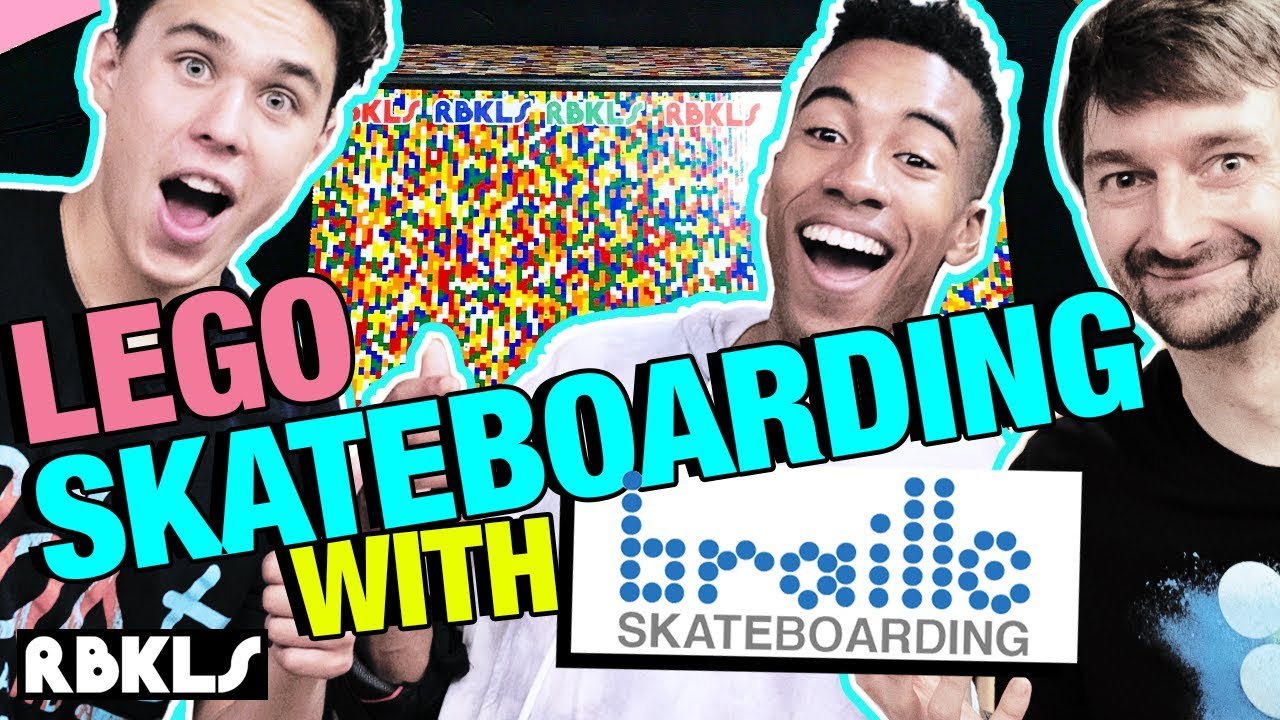 LEGO SKATE RAMP CHALLENGE w/ Braille Skateboarding &ndash; REBRICKULOUS