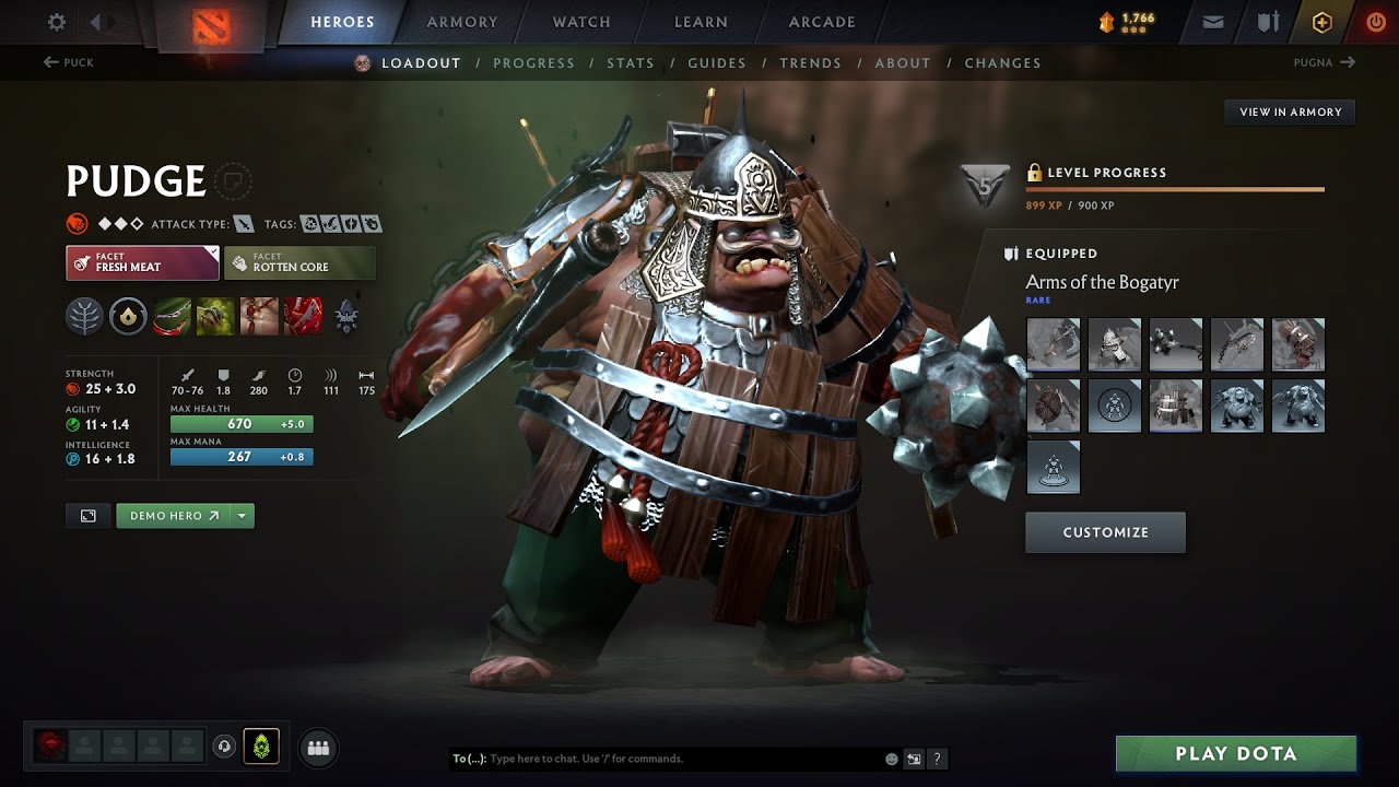 Dota 2 - 10th All-Hero Challenge (Pudge)