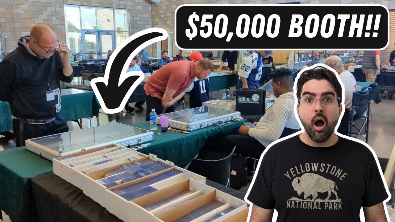 Finding a $50,000 Booth at The Best Sports Card Show in Portland!