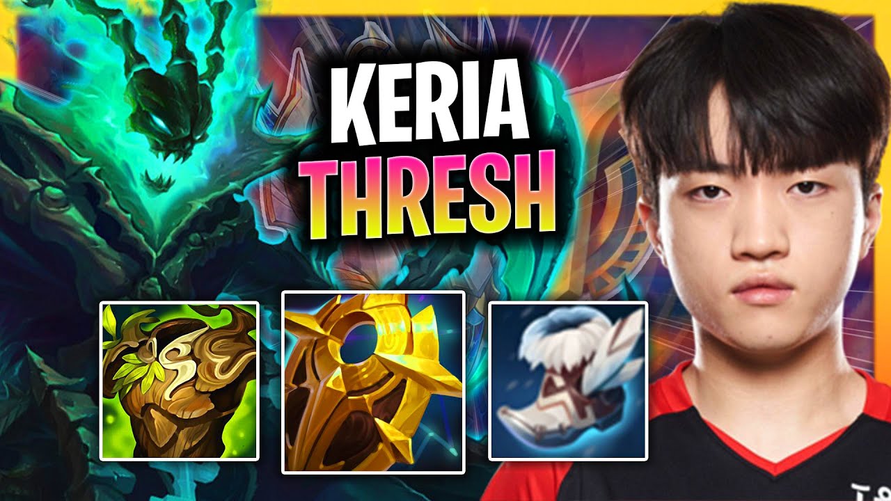 KERIA IS A BEAST WITH THRESH! | T1 Keria Plays Thresh Support vs Rakan!  Season 2024