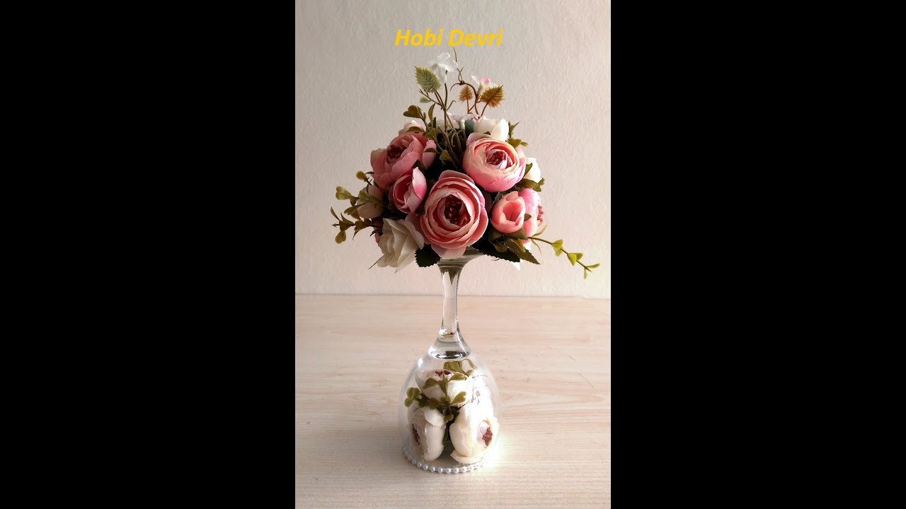 Making Flower Bouquet From Chalice - Kadehten Çiçek Buketi Yapımı