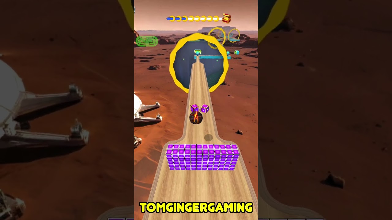 Задание на скоростное прохождение игры Going Balls, сложный уровень, Portal Run 301 #tomgingergam...
