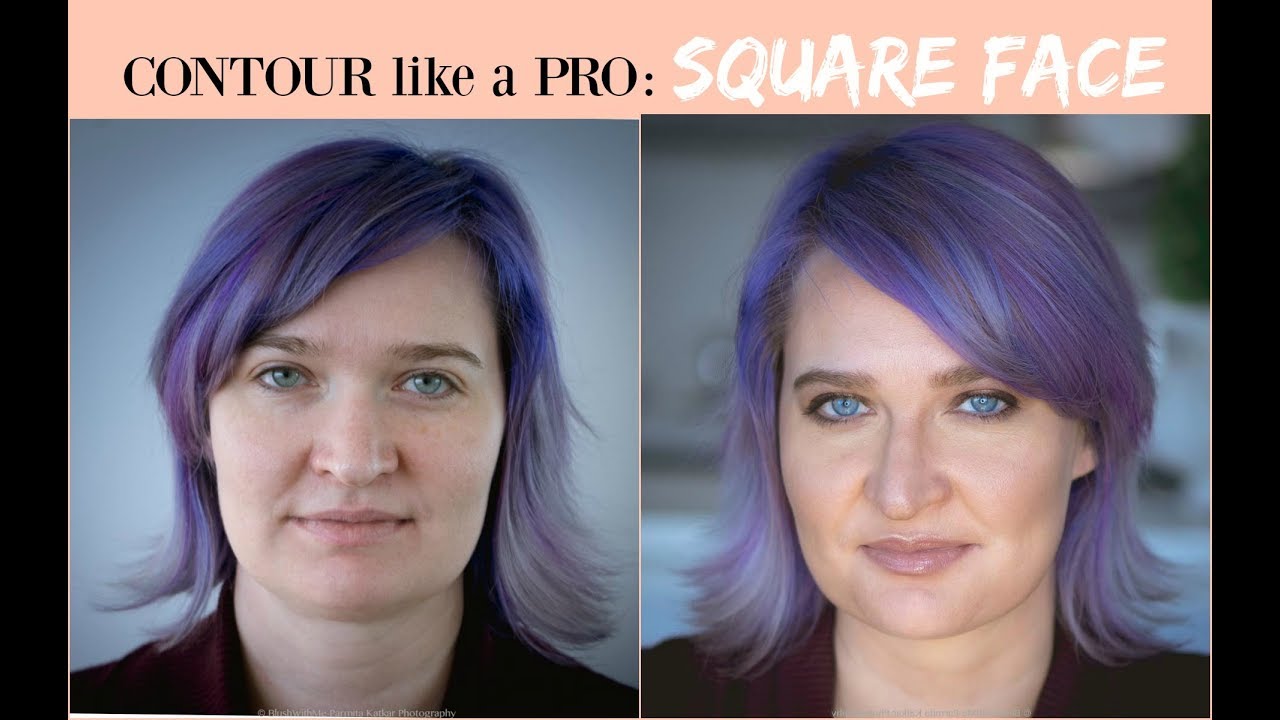 RESHAPE SQUARE FACE SHAPE: new CONTOUR and HIGHLIGHT tips SIMPLIFIED/ for BEGINNERS