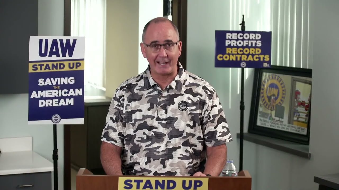 UAW President Shawn Fain Livestream Update 9/22/23