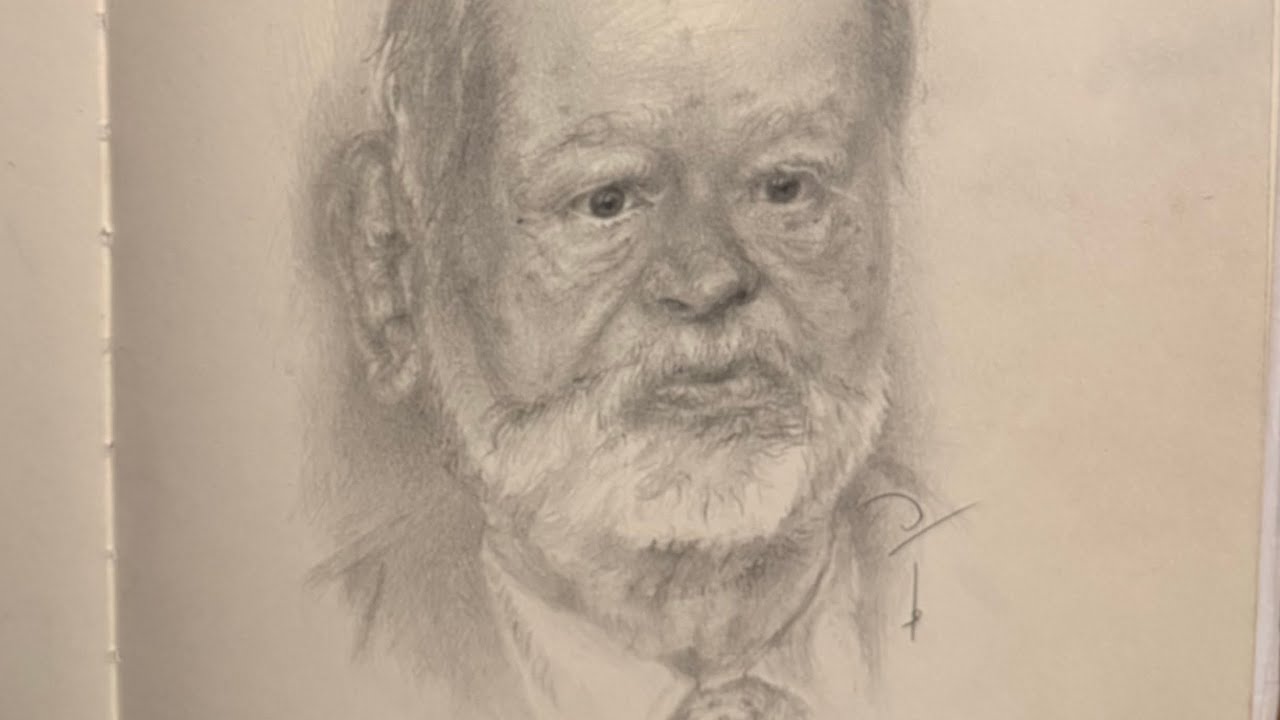 Carlos Slim in #graphite Time lapse