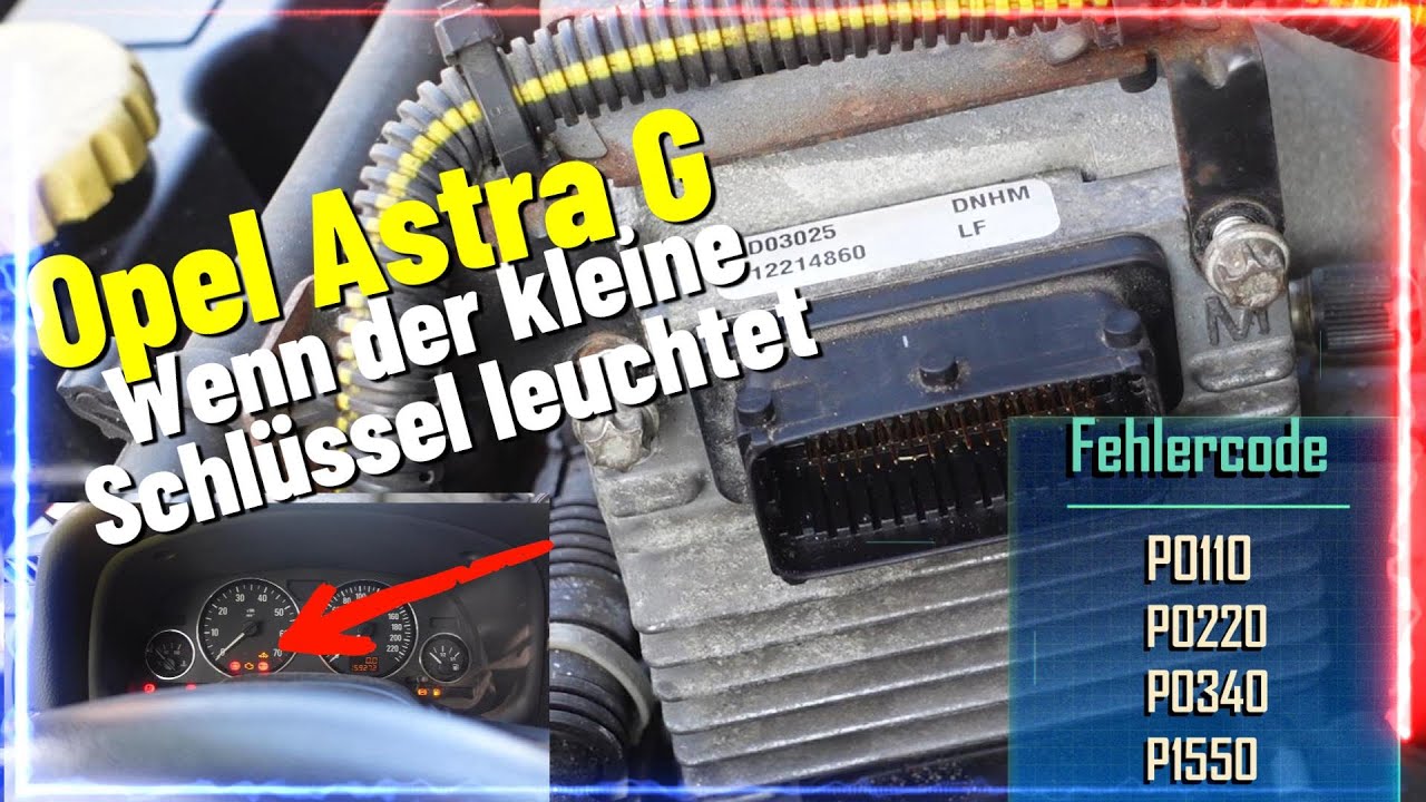 Opel Astra G/H/ Meriva/Corsa „Motorfehler P0110,P0220,P0340,P1550, wenn die ECU streikt #automobile