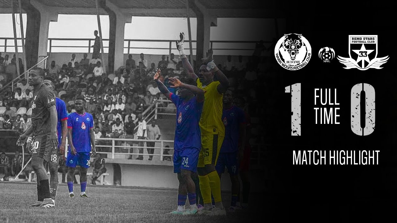 NPFL26 WARRI WOLVES 1-0 REMO STARS