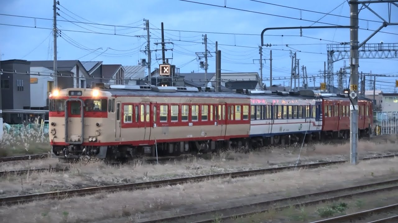 新潟地区キハ40・47 新津駅発着・構内入換映像集