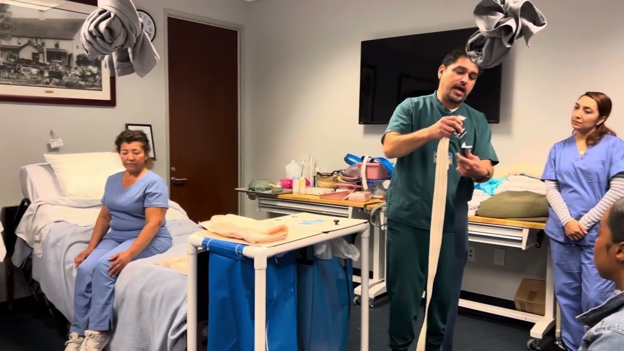 Edutrack CNA skill #3 Ambulate Pt with Gait Belt