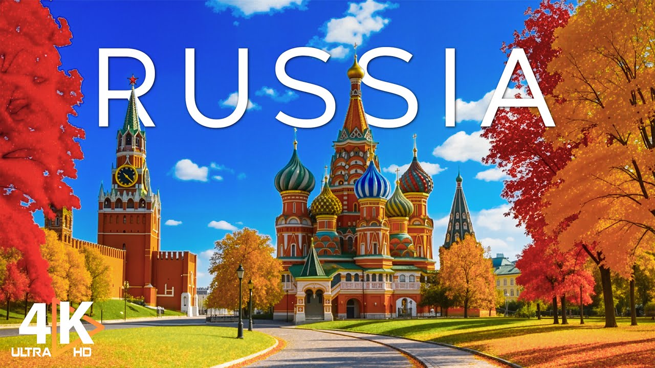 Automne en Russie 4K UHD 🍁 - For&ecirc;ts dor&eacute;es, villes historiques et reflets paisibles