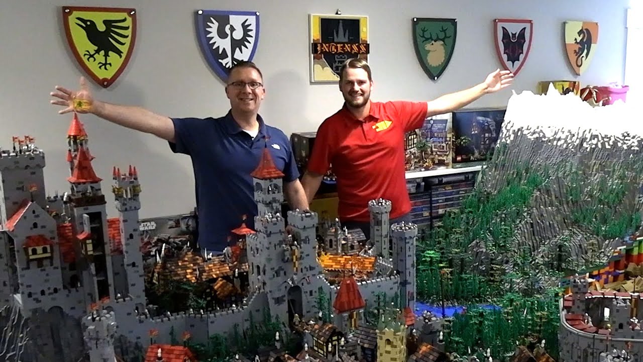 Обновление 2024 года! Огромный набор LEGO Castle Village & Mountain с более чем 500 000 деталей