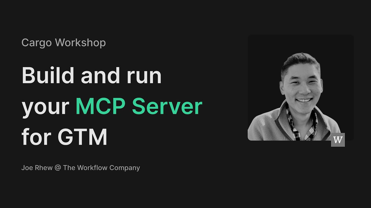 Build and run your MCP Server for GTM