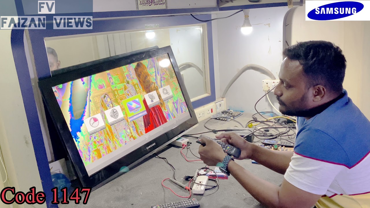 Samsung lcd led tv Picture blur￼ problem How to￼ reslove | in tamil ￼Code 1147 #samsungledtv